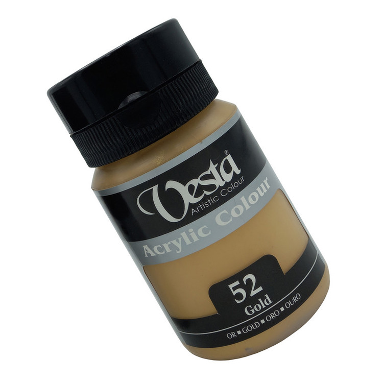 رنگ اکریلیک وستا کد 52 G حجم 250 میلی لیتر
