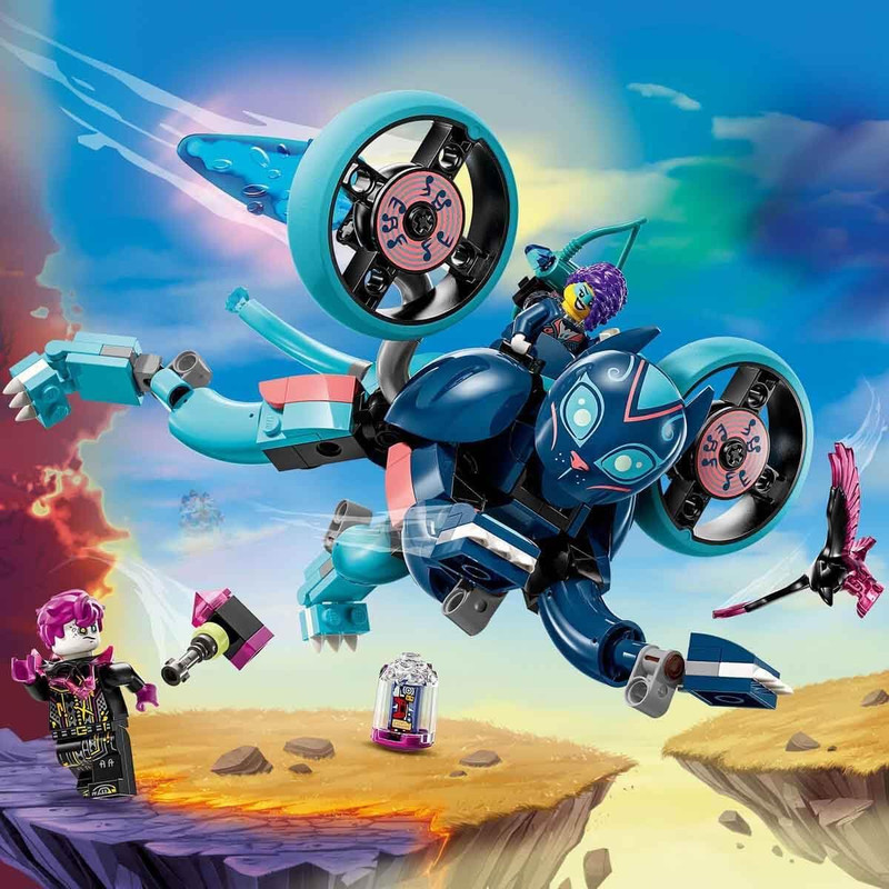 لگو 226 تکه سری دریمز مدل Zoey’s Cat Motorcycle کد 71479