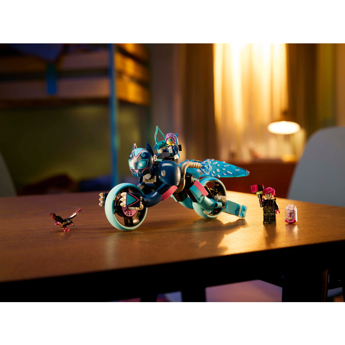 لگو 226 تکه سری دریمز مدل Zoey’s Cat Motorcycle کد 71479