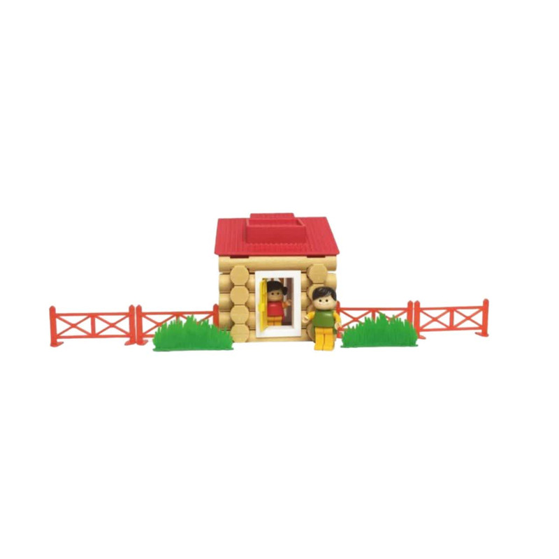 ساختنی 62 تکه ناب سل مدل کلبه جنگلی WOODLAND COTTAGE