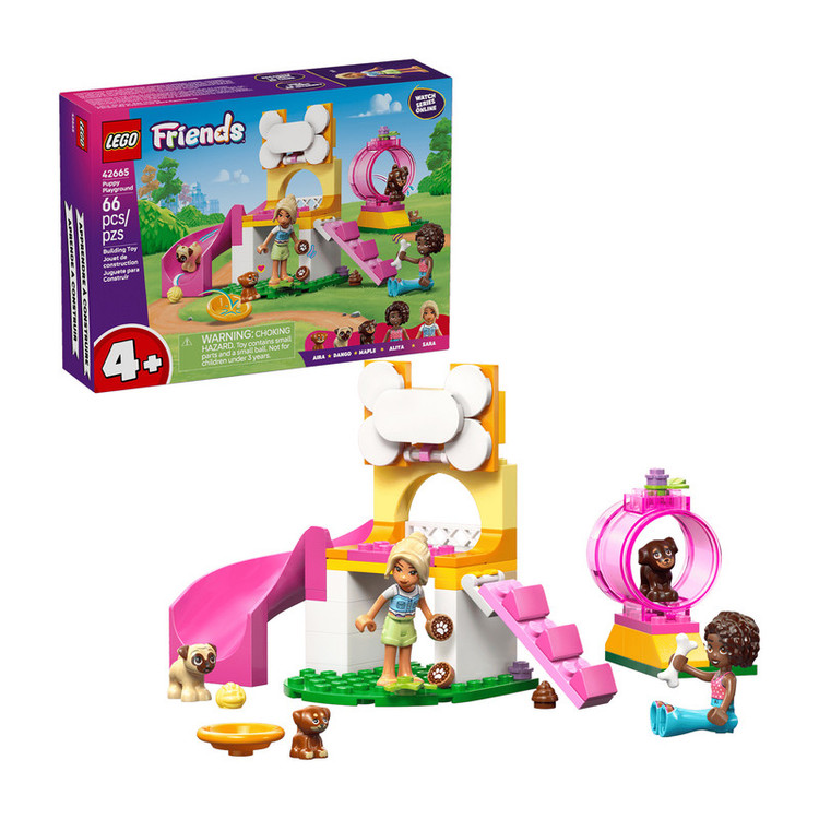 لگو 66 تکه سری فرندز مدل Puppy Playground کد 42665