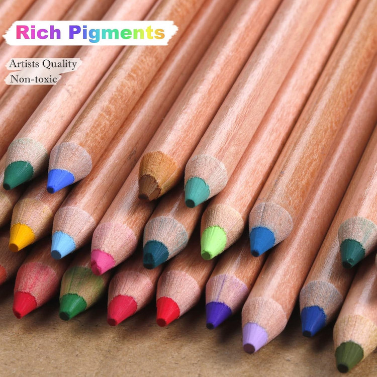 پاستل مدادی 72 رنگ کالور مدل مرغابی