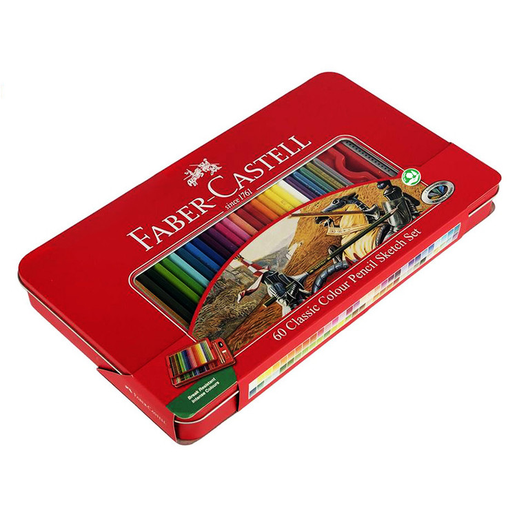مداد رنگی 60 رنگ فابر کاستل مدل CLASSIC کد 115893