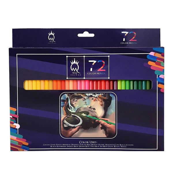 مداد رنگی 72 رنگ ام کیو مدل DRAW ME