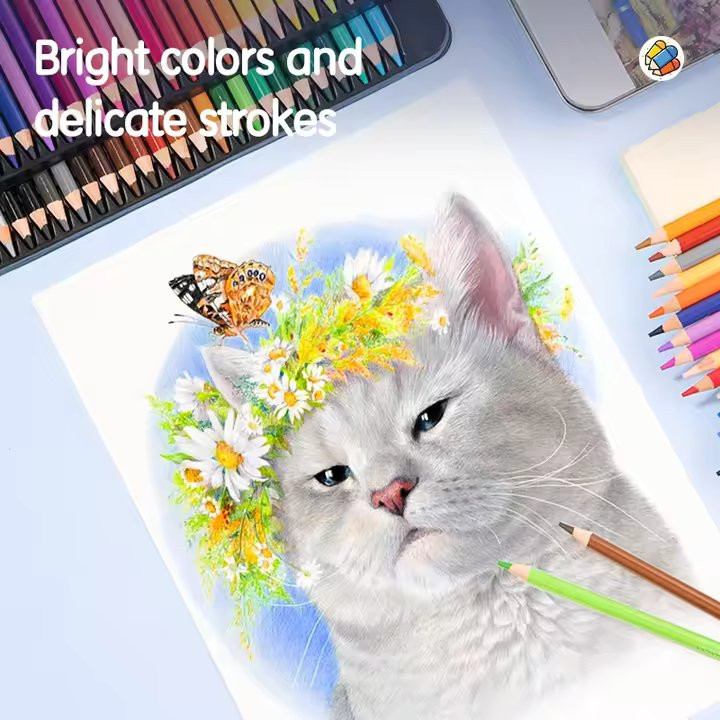 مداد رنگی 72 رنگ دلی مدل NO.6568 72Color
