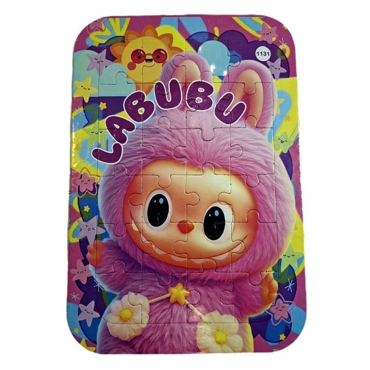 پازل 24 تکه مدل لبوبو و ستاره ها مناسب برای کودکان