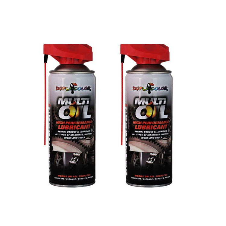 اسپری روان کننده دوپلی کالر مدل Multi Oil سوسماری حجم 400 میلی لیتر مجموعه 2 عددی
