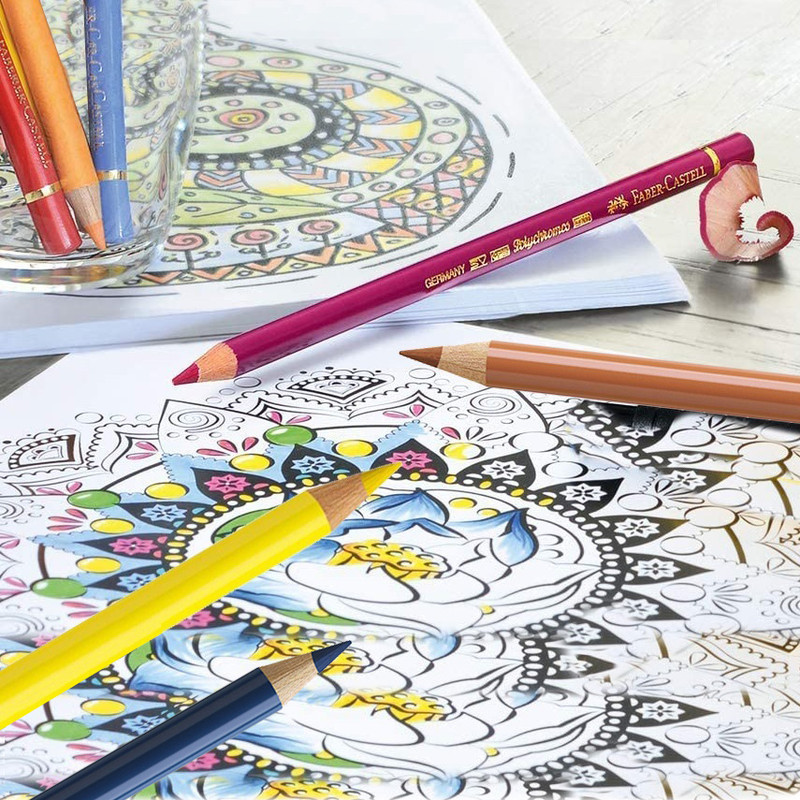 مداد رنگی 120 رنگ فابر کاستل مدل Polychromos