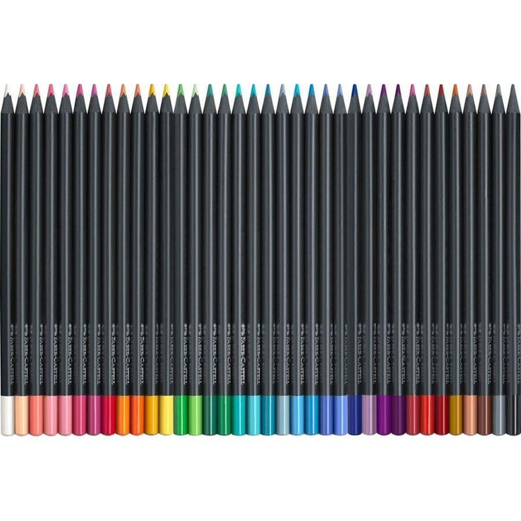 مداد رنگی 36 رنگ فابر کاستل مدل Black Edition