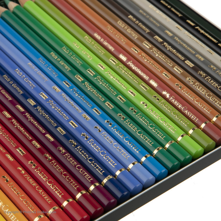مداد رنگی 24 رنگ فابر کاستل مدل Polychromos
