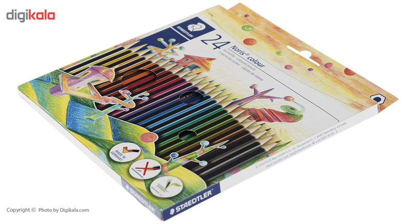 مداد رنگی 24رنگ استدلر مدل Noris Colour 185 C24