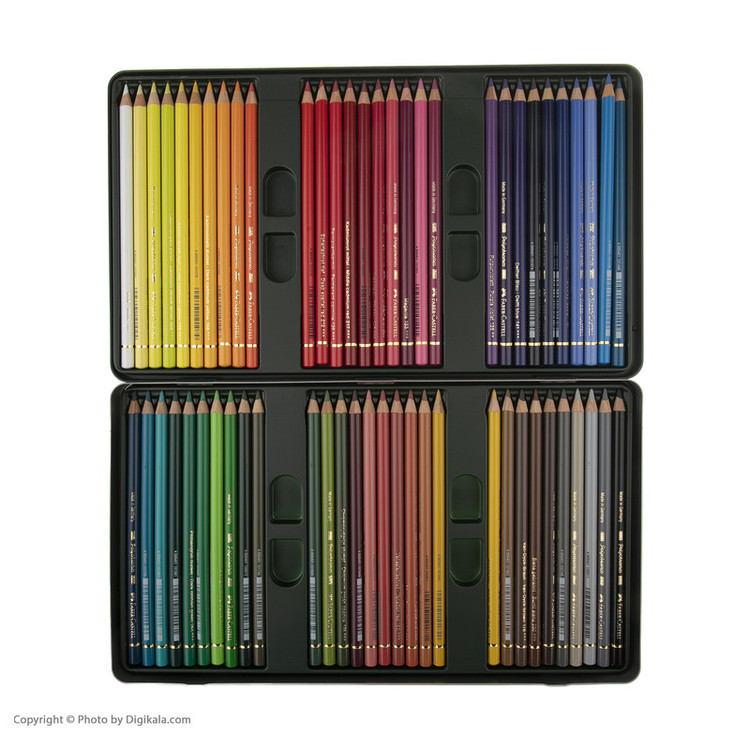 مداد رنگی 60 رنگ فابر-کاستل مدل Polychromos