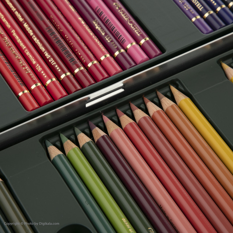 مداد رنگی 60 رنگ فابر-کاستل مدل Polychromos