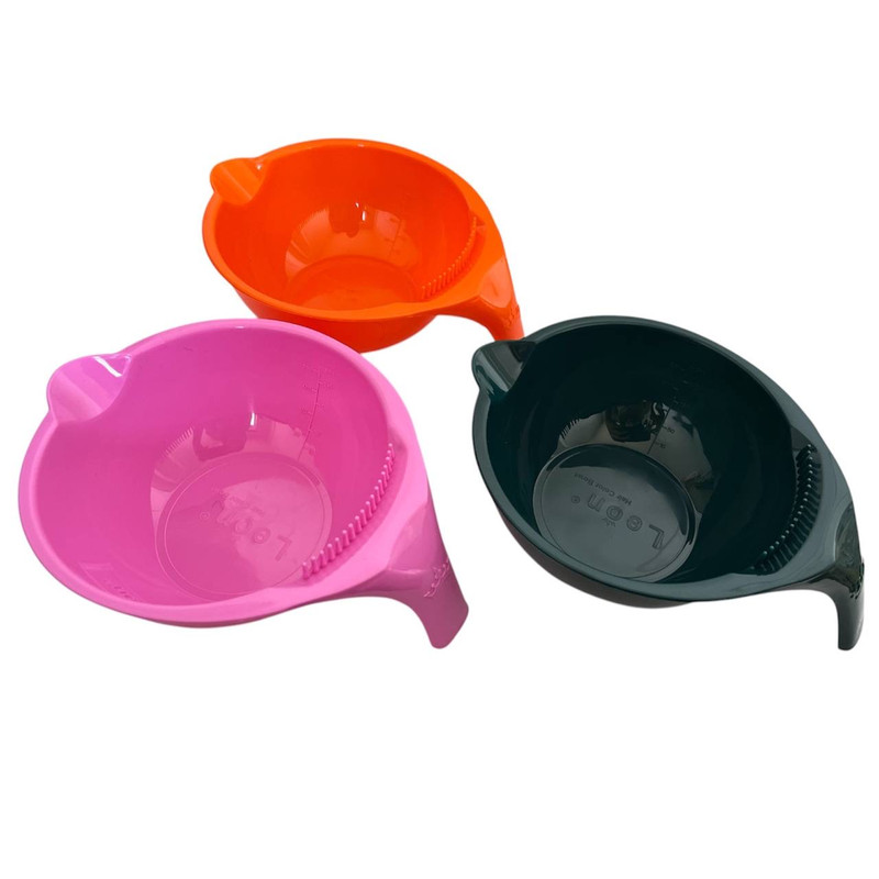 کاسه رنگ مو مدل R802 بسته 3 عددی
