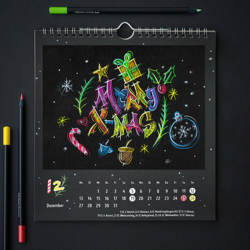 مداد رنگی 24 رنگ فابر کاستل مدل Black Edition