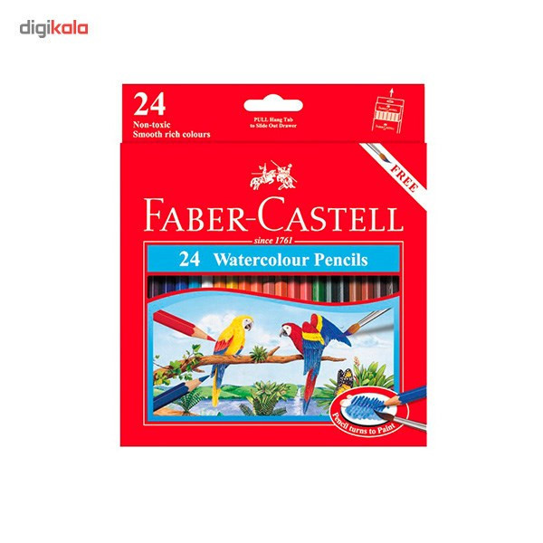 مداد آبرنگی 24 رنگ فابر-کاستل مدل Classic