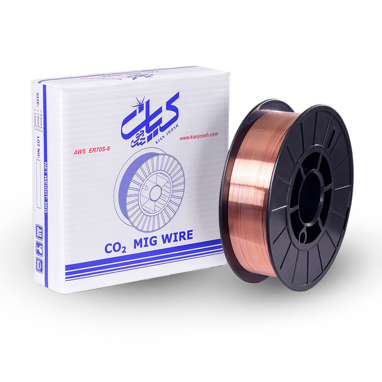 سیم جوش کیان جوش مدل CO2 کد 1mm وزن 5 کیلوگرم