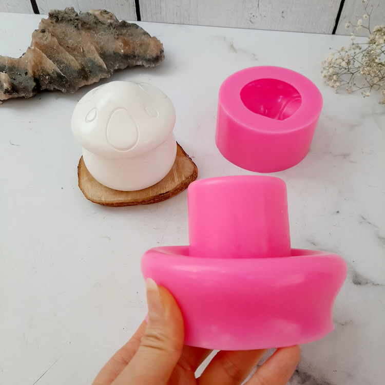 قالب سیلیکونی مدل بانکه طرح قارچ مجموعه 2 عددی