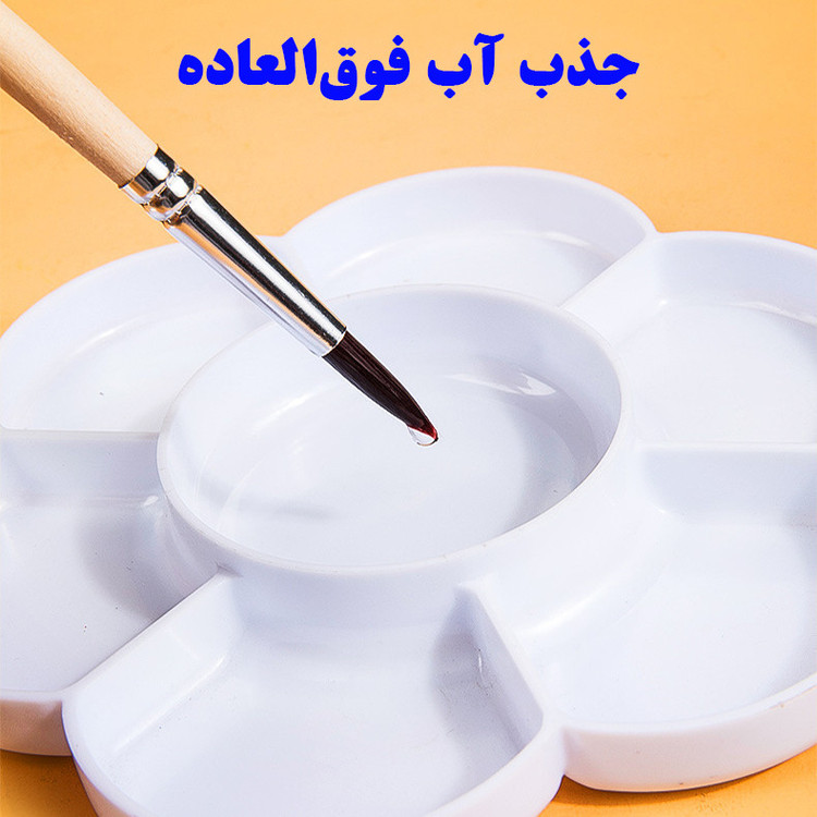 ست قلمو بورنس مدل دسته بلند کد F4-R4 مجموعه 8 عددی