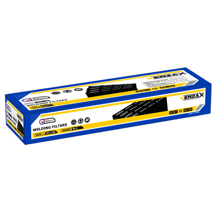 شیشه ماسک جوشکاری کنزاکس مدل KWF-109 مجموعه 100 عددی
