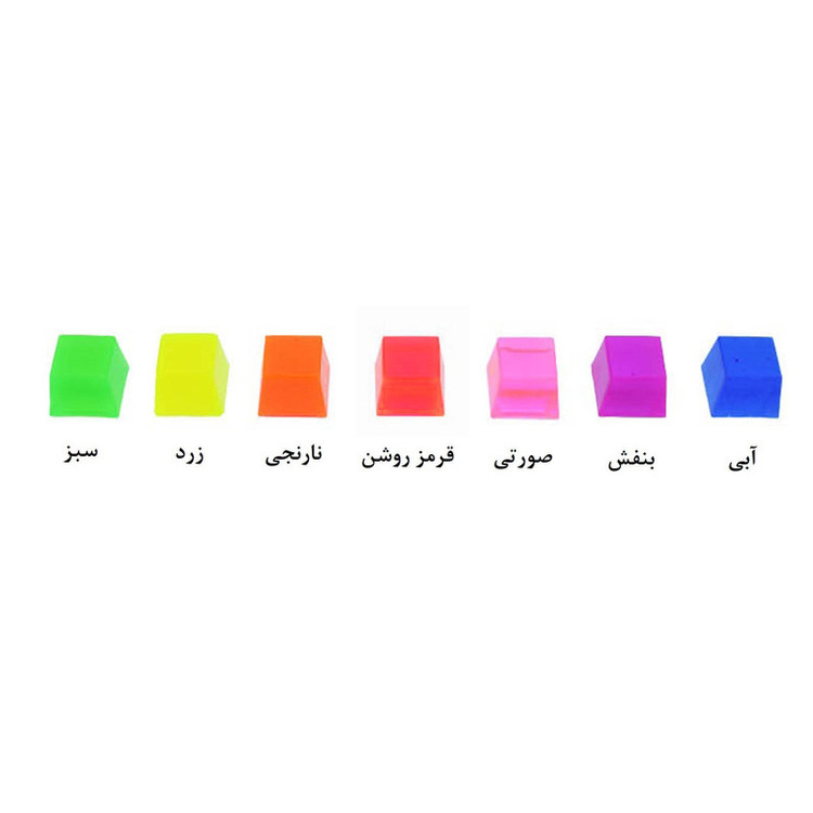 رنگ رزین اپوکسی فیلو مدل Neon حجم 60 میلیلیتر مجموعه 7 عددی
