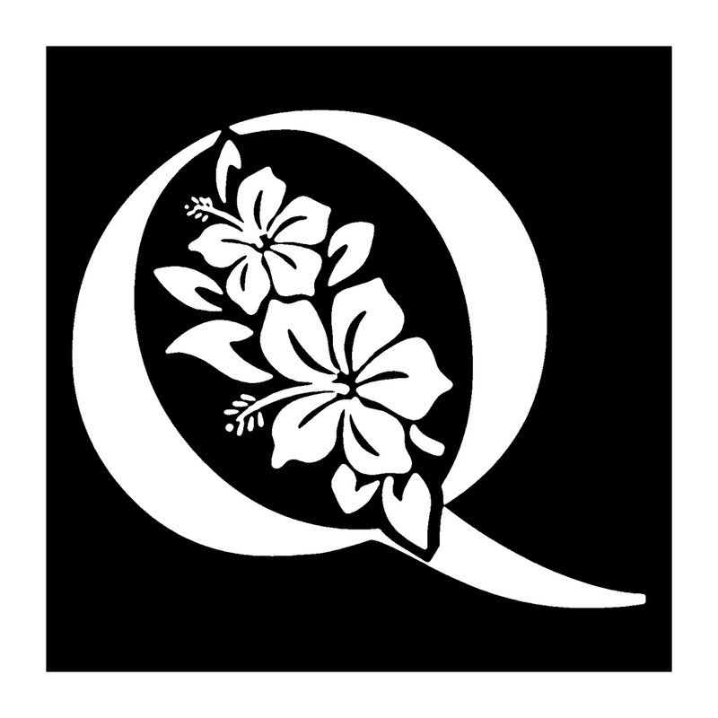 شابلون باتیس آرت طرح Q کد 853