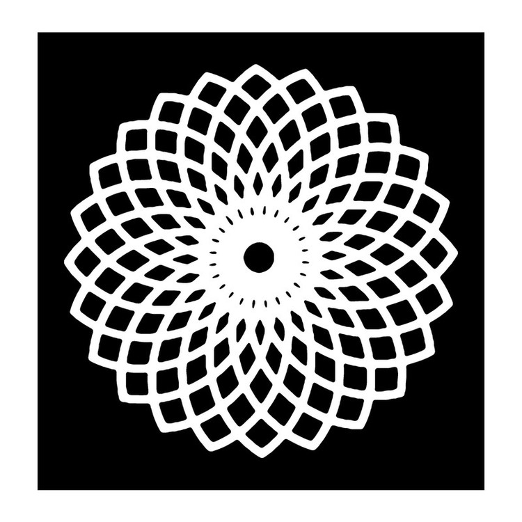 شابلون باتیس آرت طرح تذهیب کد 244