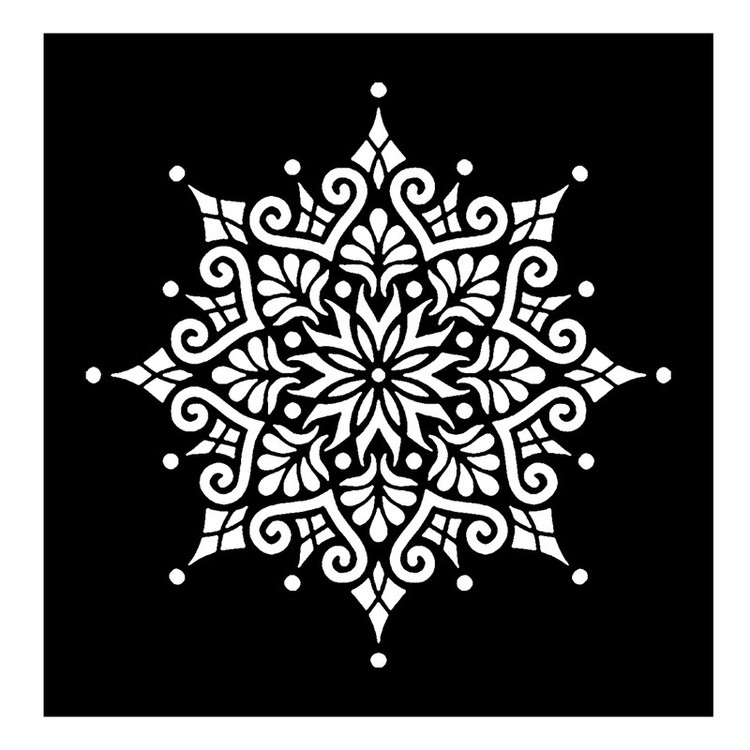 شابلون باتیس آرت طرح تذهیب کد 520