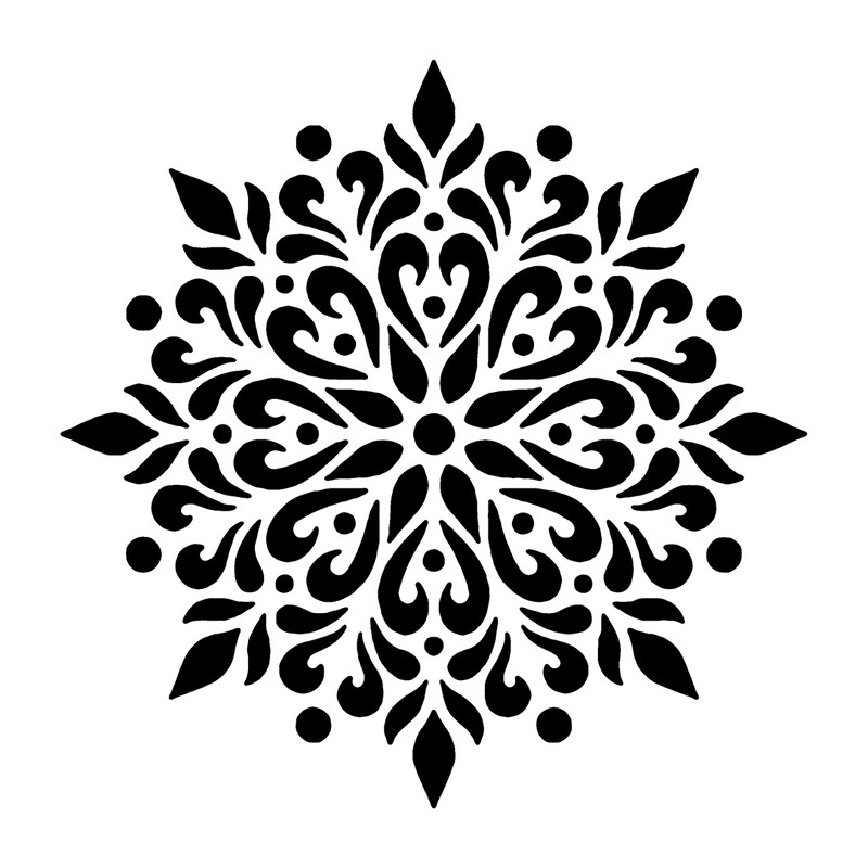 شابلون باتیس آرت طرح تذهیب کد 523