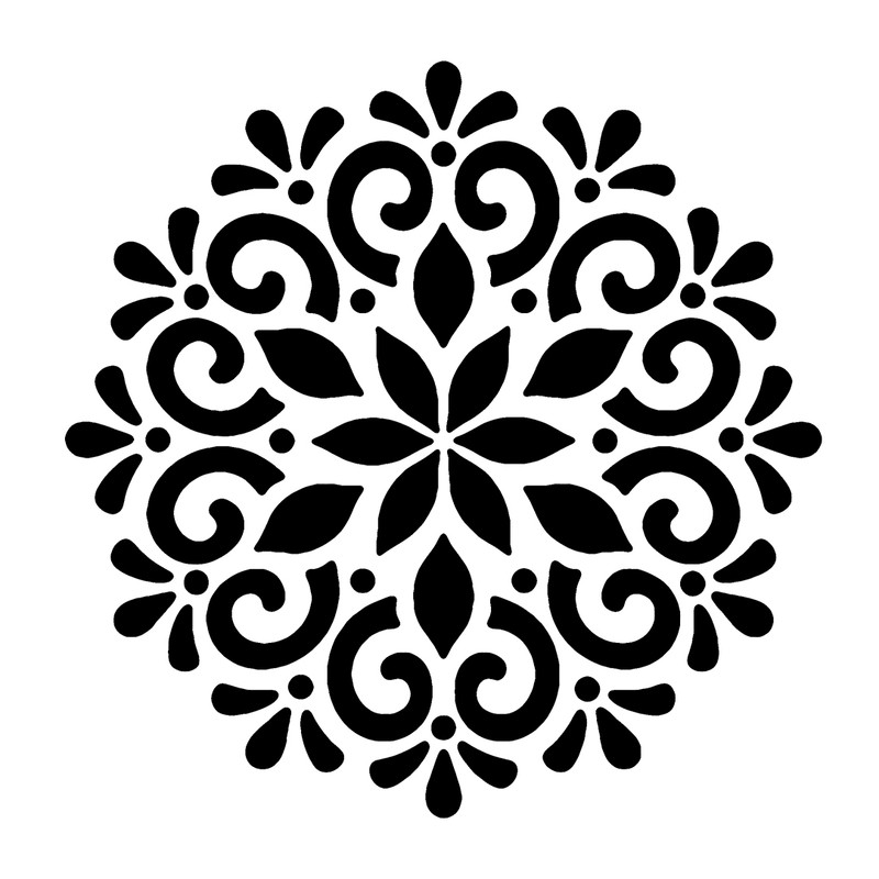 شابلون باتیس آرت طرح تذهیب کد 433