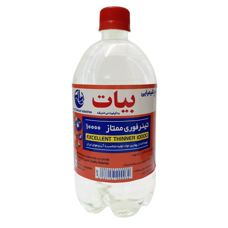 تینر فوری بیات مدل 10000 ممتاز حجم 1 لیتر
