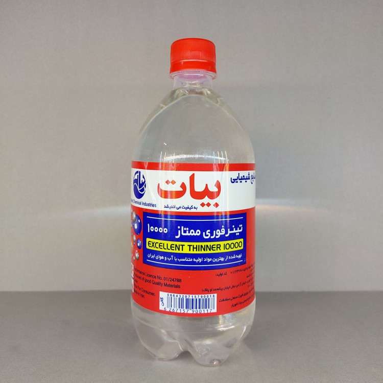 تینر فوری بیات مدل 10000 ممتاز حجم 1 لیتر