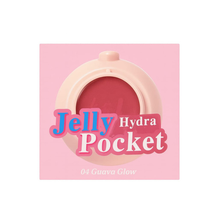 بالم لب ژلی آبرسان و مرطوبکننده بانوان مدل Jelly Hydra Pocket شماره 04 گواوا گلو با ویتامین تقویتی و حجم 0.12 میلیلیتر
