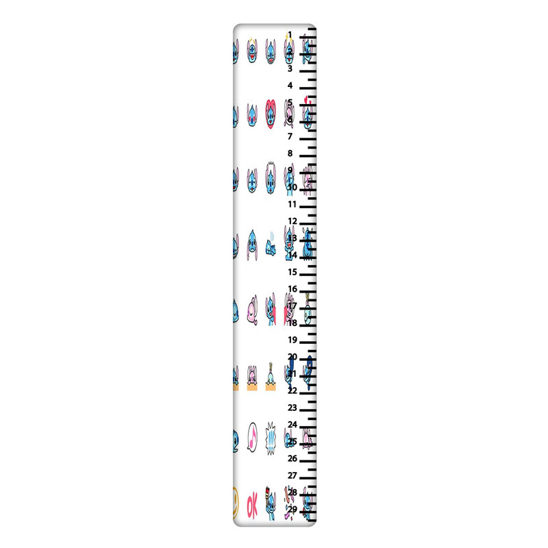 خط کش 30 سانتی متر طرح استیچ کد 1004
