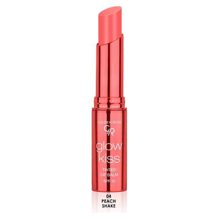 تینت بالم لب گلدن رز مدل TINTED شماره 04 بافت نرم و کرمی، ماندگاری بالا، محافظت SPF 15، حاوی ویتامین E و عصاره، عدم چسبندگی و نمای نهایی براق