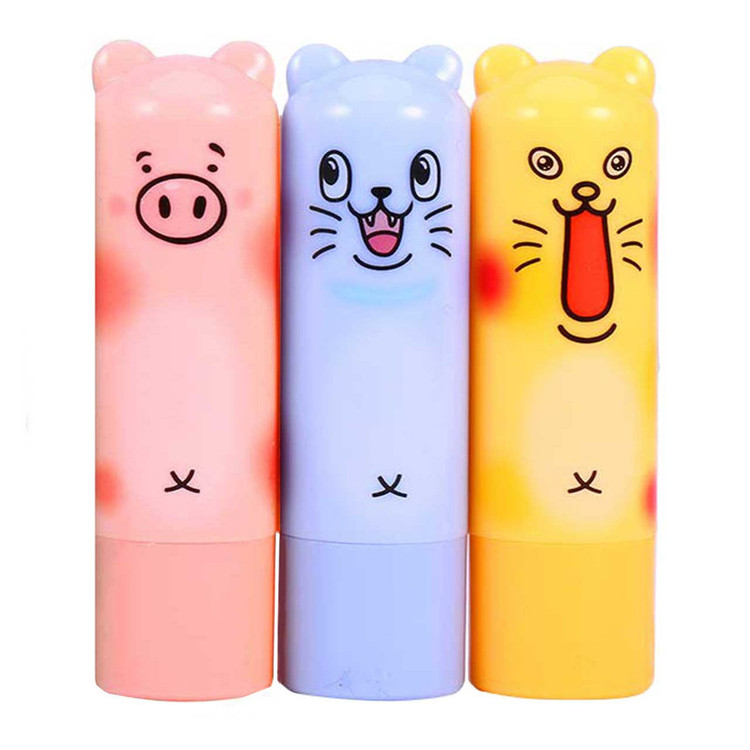 بالم لب حرارتی طرح گربهای مجموعه 3 عددی با ماندگاری 24 ساعته، رنگدهی صورتی کمرنگ و خاصیت مرطوبکنندگی