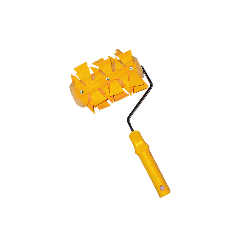 غلتک نقاشی  طرح دار چرمی کد SB-H02 سایز 7 اینچ