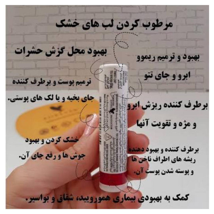 بالم لب فوراور مدل آلوئورا حجم 4.25 میلیلیتر با عصاره آلوئهورا، مرطوبکننده و ترمیمکننده پوست خشک، حساس و ترکخورده، مناسب بانوان و آقایان، محافظت از لب و پوست بدن، فاقد رنگ، با ویتامینهای تقویتی