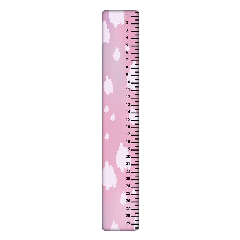 خط کش 30 سانتی متر طرح ابر کد 229