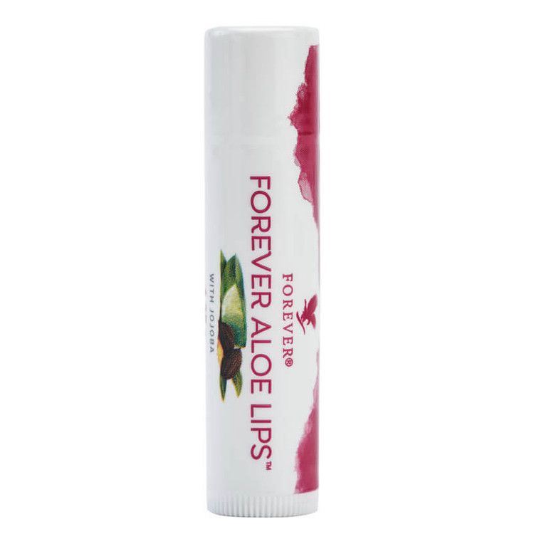 بالم لب فوراور مدل Aloe Lips مرطوبکننده و نرمکننده قوی با عصاره آلوئهورا و روغن جوجوبا، مناسب پوست لبهای خشک و ترکخورده، فاقد چسبندگی و سازگار با پوست، طراحی ماتیکی وگان از آمریکا