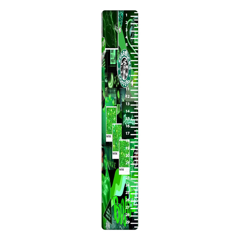 خط کش 30 سانتی متر طرح starbucks کد 827