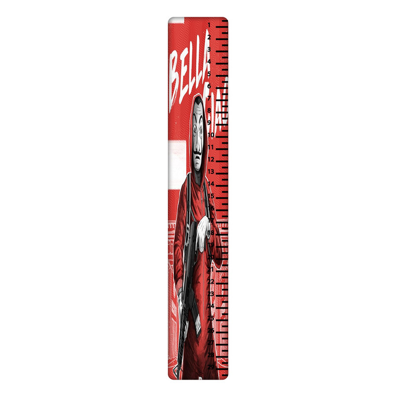 خط کش 30 سانتی متر طرح Money Heist کد 2113