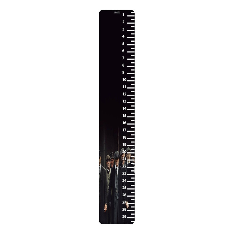 خط کش 30 سانتی متر طرح Peaky Blinders کد 2157