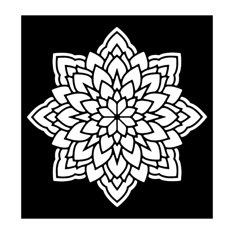شابلون باتیس آرت طرح تذهیب کد 355