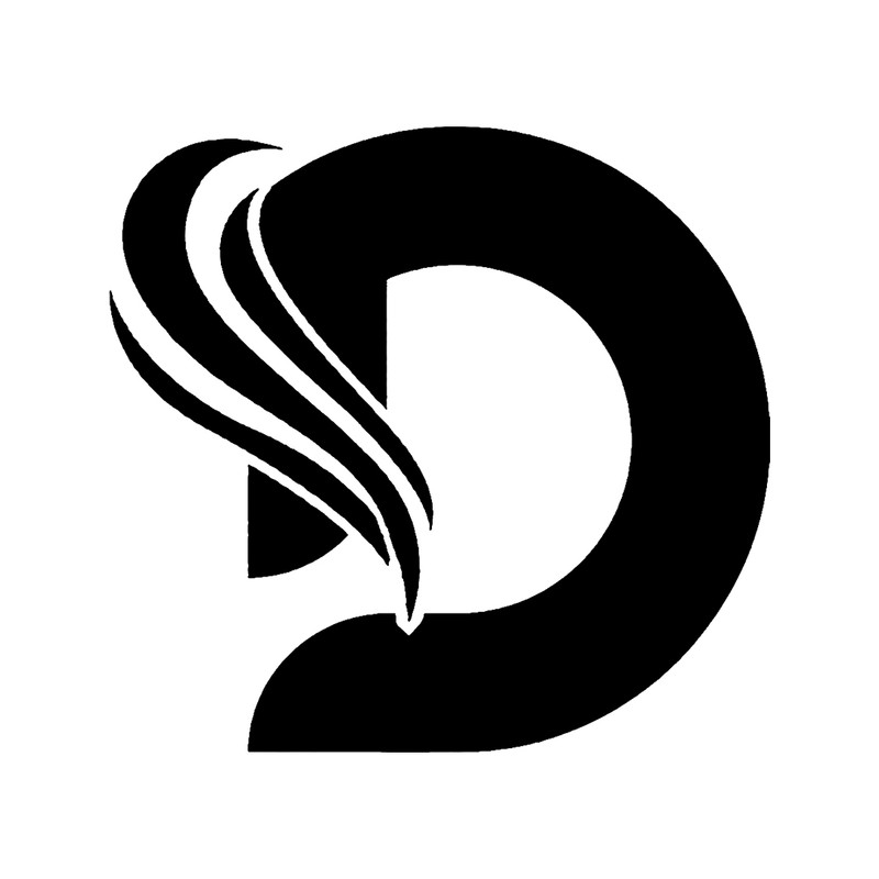 شابلون باتیس آرت طرح حرف D کد 868