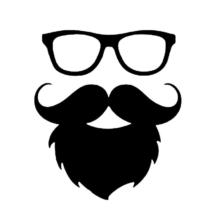 شابلون باتیس آرت طرح سیبیل کد 029