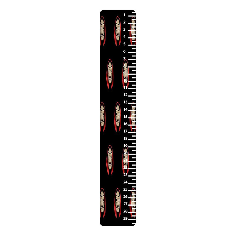 خط کش 30 سانتی متر طرح ماسک کد 942