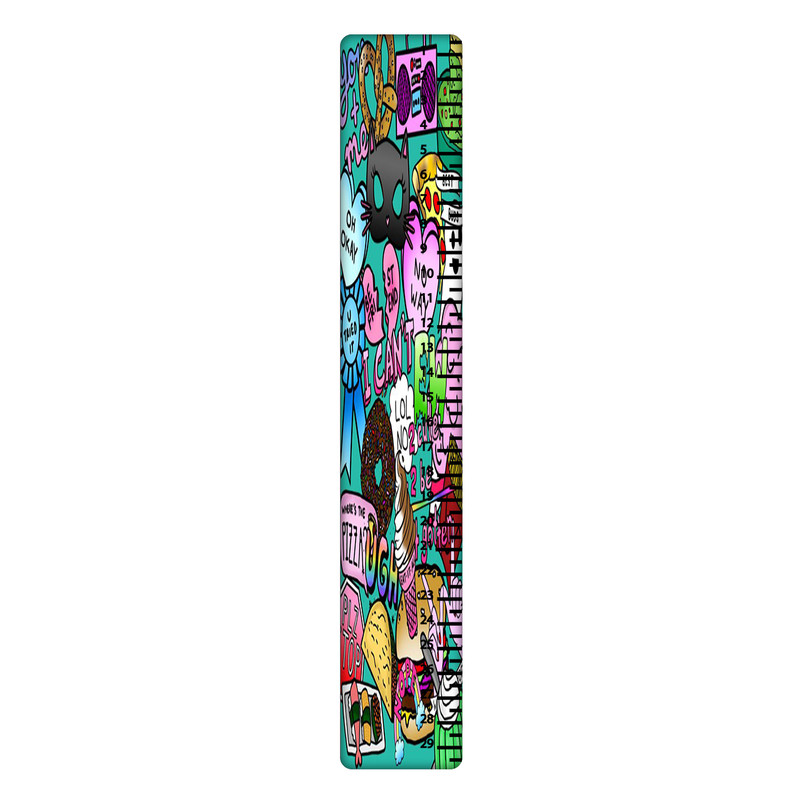 خط کش 30 سانتی متر طرح Mix کد 265