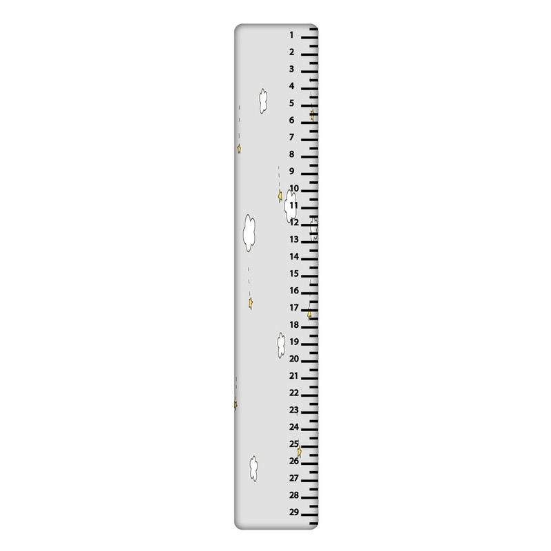 خط کش 30 سانتی متر طرح ابر کد 969