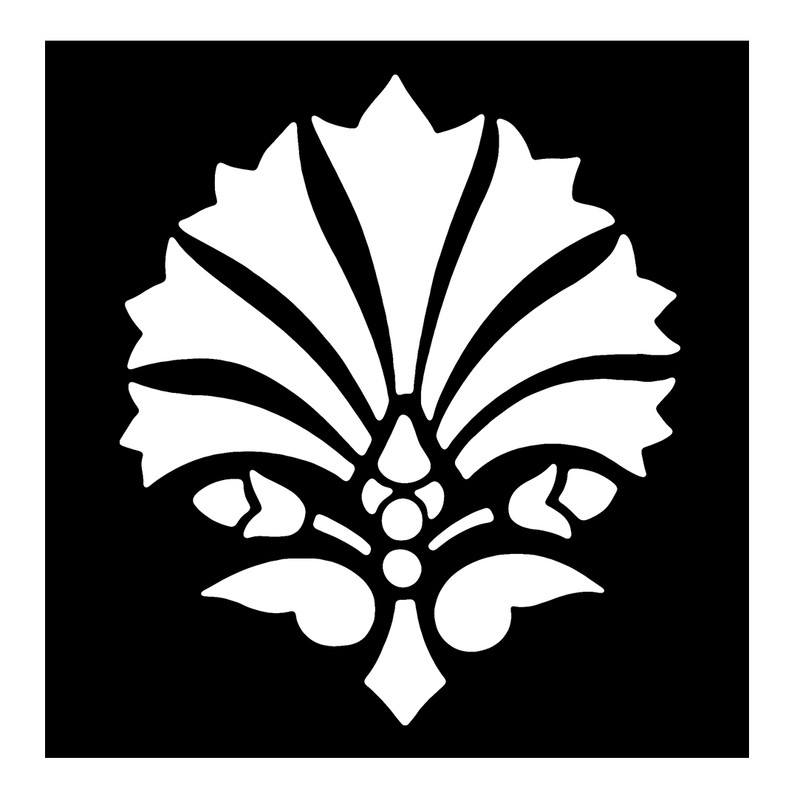 شابلون باتیس آرت طرح اسلیمی کد 649